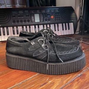 TUK London Suede Platform Creepers (size 8)